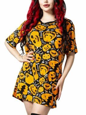Killstar Creep it Real Pumpkin Shirt (Unisex)